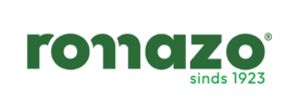 Romazo logo in het groen